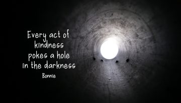 Poking holes in darkness Poking holes in darkness