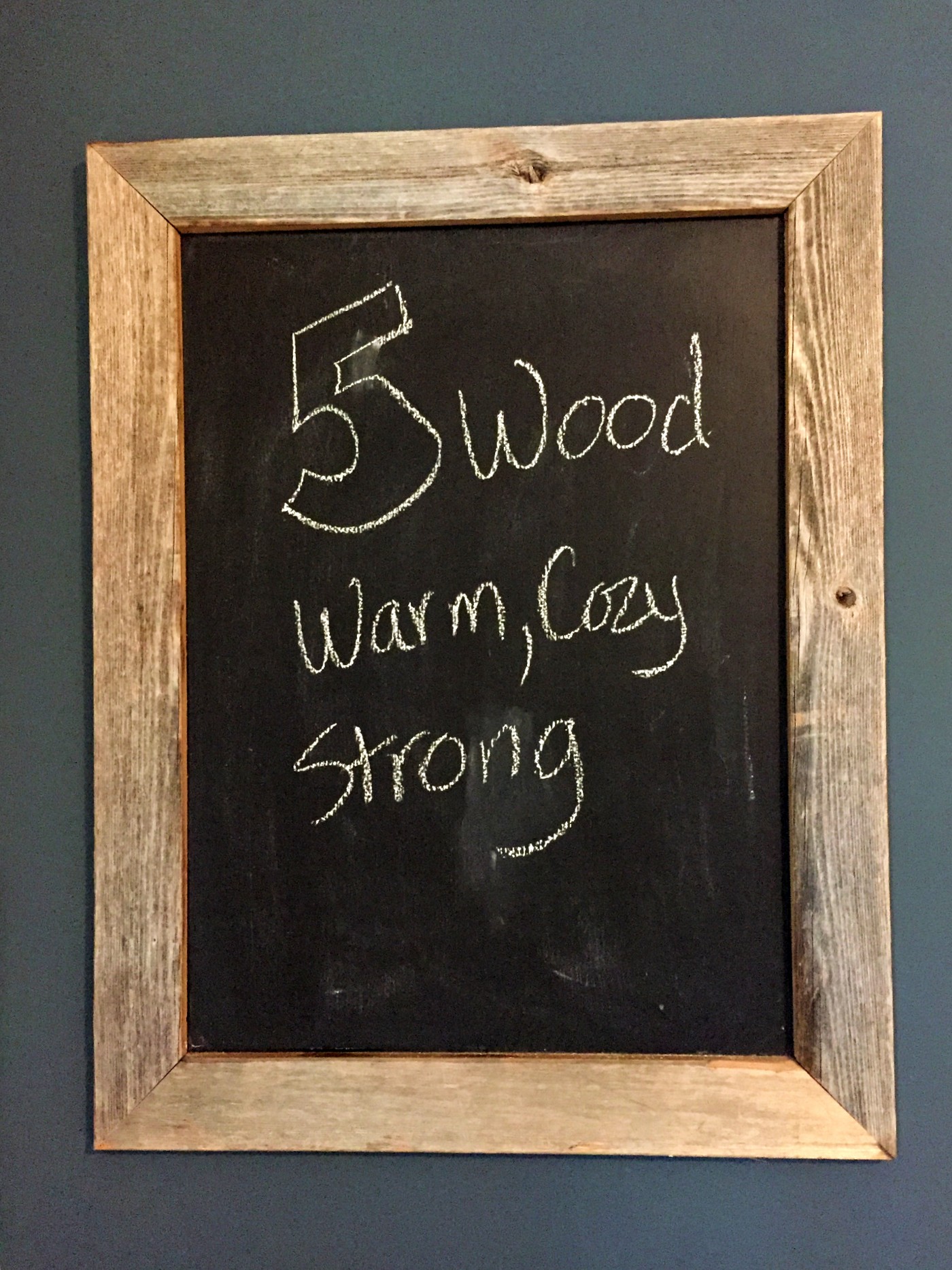 5th anniversary warm cozy strong