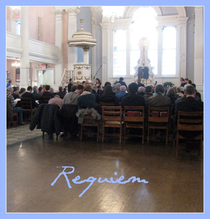 Requiem for the dead at ST. Paul's chapel