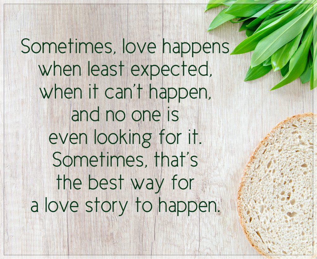 The lunch that started it all with Husband and Carolyn Klassen. Sometimes love happens when least expected, when it can’t happen, and no one is even looking for it. Sometimes, that’s the best way for a love story to happen. 